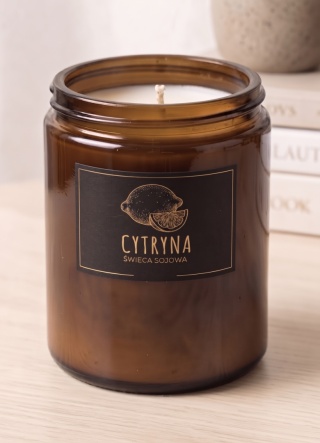 Świeca sojowa - cytryna