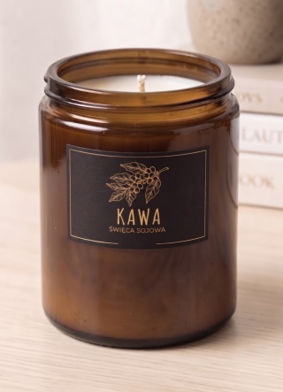 świeca sojowa - Kawa